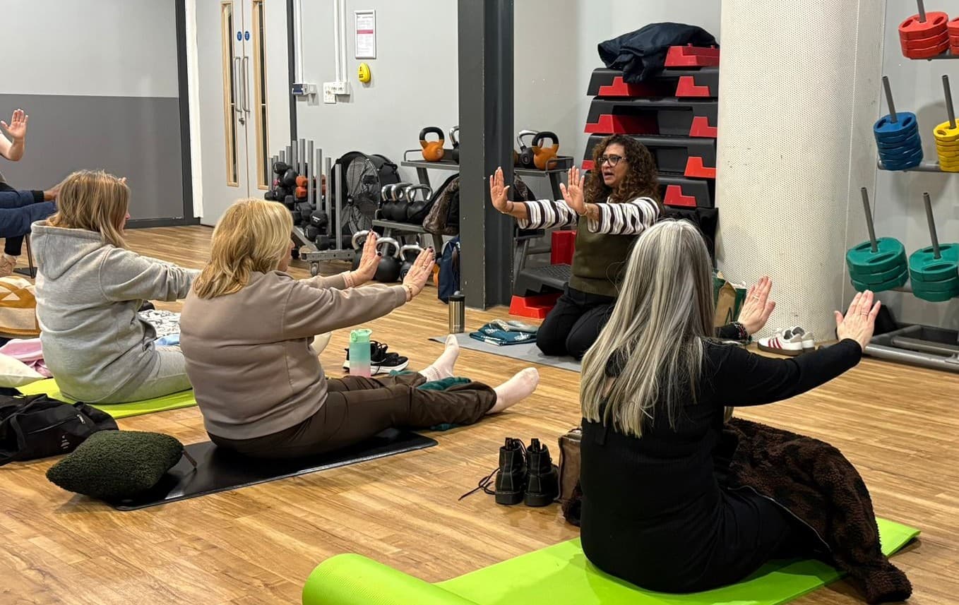 The HERSTORY women's group gathering together